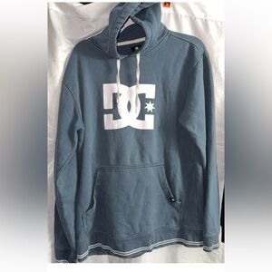DC shoes Men's teal blue Hoodie Sweater large